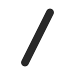 Sign Division Slash SVG Icon